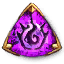 Gilded Triangular Kunzite Pet Gem
